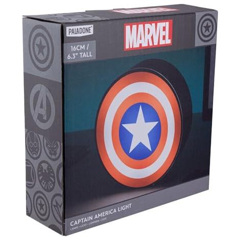 Paladone Marvel Captain America Luce A Forma Di Scatola 15Cm (1/2)