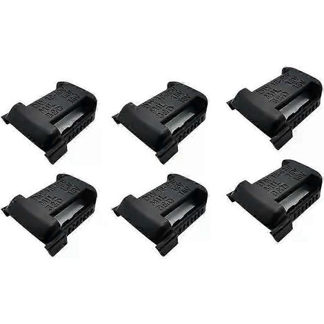 6er-Pack Batteriehalterungen, Batterieaufbewahrungsgestell, Schutzaufhänger, passend für DeWalt Black&Decker Box 18V 20V Akkus - JXLGV (1/5)