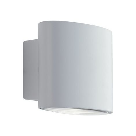 "Applique LED da esterno BOXTER in alluminio bianco 2x4W 4000K (luce naturale)"