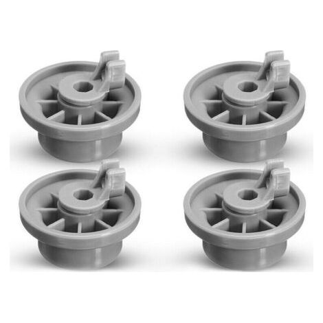 Lot de 4 roulettes pour panier inférieur de lave-vaisselle, roulettes pour panier de lave-vaisselle, roulettes pour lave-vaisselle pour Siemens, Bosch 165314