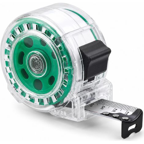 Mètre ruban autobloquant 5 m x 25 mm en acier inoxydable (1/5)