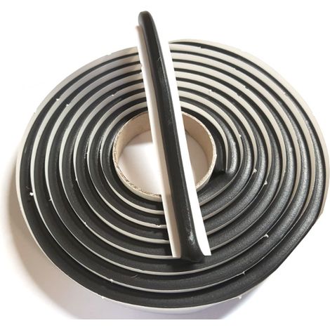Mastic adhésif étanchéité garniture de porte 7mm/ 2.6m pour (1/3)