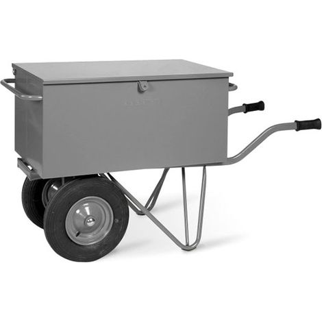 Brouette caisse outils - 2 roues pneumatiques - Charge max 250 kg - 10833