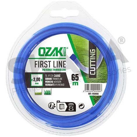 BLISTER-TRIMMERLINIE QUADRATISCH 2,00 MM X 65 M RIF 1512844 KOMPATIBEL MIT OZAKI