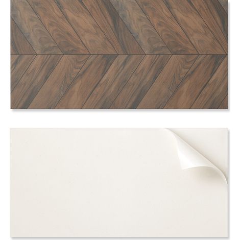 Panel decorativo de vinilo autoadhesivo con estampado de espiga, 100 x 50 cm.