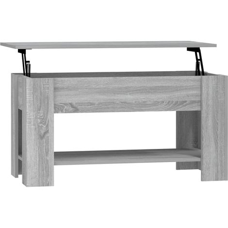 Maison Exclusive - Tavolino da Salotto Grigio Sonoma 101x49x52cm Legno Multistrato (1/5)