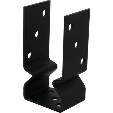 Soporte universal de acero para vigas, Magnodur con recubrimiento de zinc negro, 71x150x60, SUKI SUKI