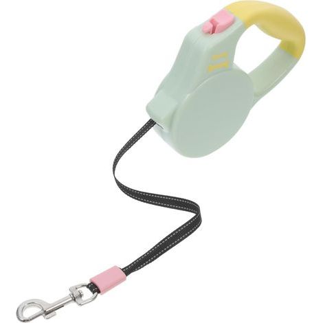 Robuste, einziehbare Hundeleine, geeignet für kleine und mittelgroße Hunde, mit automatischer Öffnung, ideal für Spaziergänge und Training im Freien, ergonomisches Design und Preis. (1/5)
