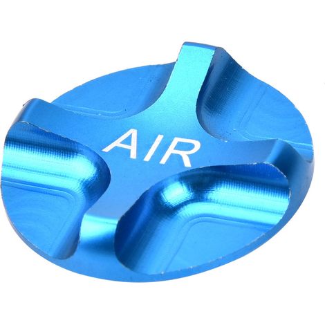 Fourche de suspension de vélo en alliage d'aluminium, cache-valve étanche, accessoire de vélo (bleu) (1/5)