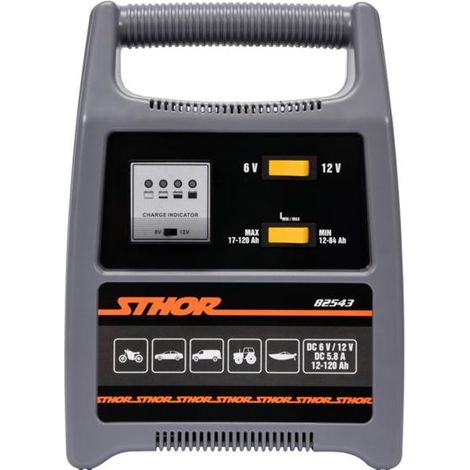 STHOR PROSTOWNIK 6/12V 8A 120Ah LED
