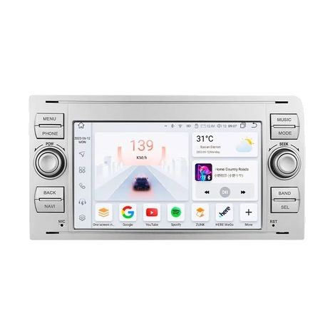 Radio de voiture multimédia, Android 12, écran tactile de 7 pouces, S6 S (1/2)