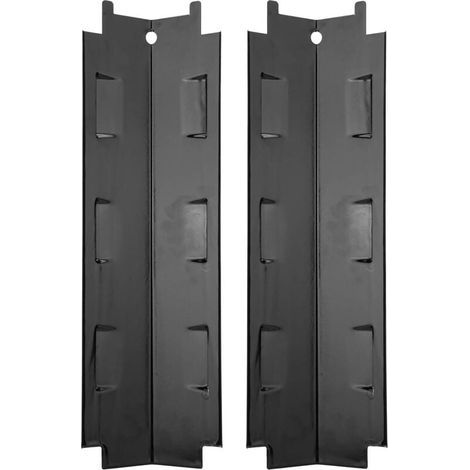 2 Pièces Plaque Chauffante Pour Gril à Gaz En Acier Inoxydable Barbecue Pièces, grille de protection pour brûleurs à barre Flavorizer (1/5)