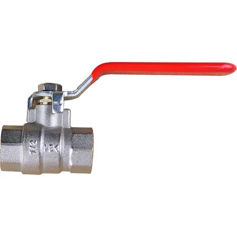 Vanne laiton Plate ACS passage intégral PN25 F-F 1/2