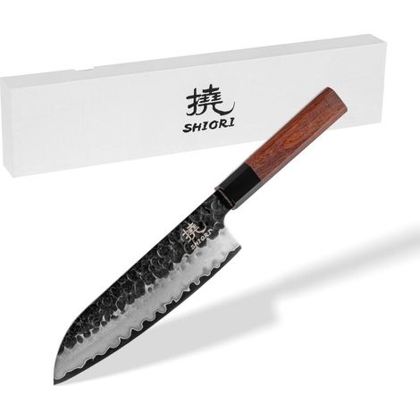 Shiori 撓 Mitsuki Santoku - un couteau de chef universel et polyvalent (1/4)