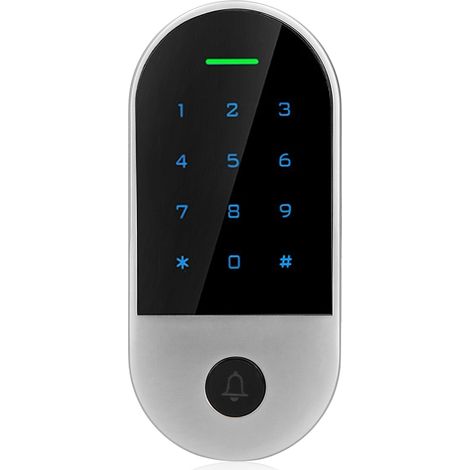 Contrôleur d'accès Bluetooth avec carte d'identification et application, RFID 125 kHz Wiegand26-44, IP66, rétroéclairage pour TUYA (1/5)