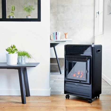 Favex – Poêle à gaz infrarouge Ektor Fire – 3 puissances de chauffe – Surface jusqu'à 35 m² – Tuyau et détendeur inclus – Technologie Infrableu — vue 2