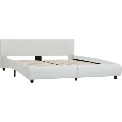 Maison Exclusive - Giroletto con LED Bianco in Similpelle 160x200 cm (1/5)