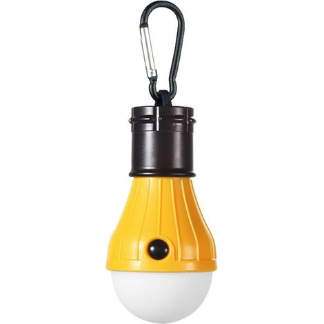 Lampada da tenda a LED dimmerabile - luce da campeggio - da appendere - gialla