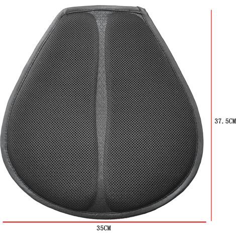 Five-layer gel seat cushion, breathable cooling mesh fabric, anti-vibration motorcycle accessories (1/5)