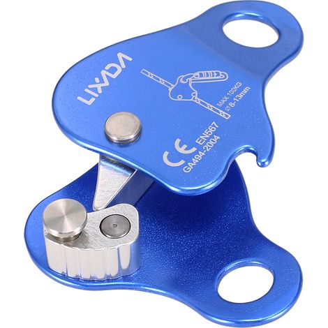 Escalade Ascender arboriste corde Protection dispositif d'assurage poignée gréement extérieur 8-13MM montagne 220LB (1/5)