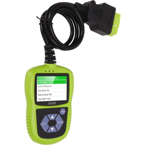 Scanner OBD2 prenant en charge le mode 6, lecteur de codes d'erreur moteur, outil de diagnostic CAN pour véhicules de 1996 et plus récents (1/5)