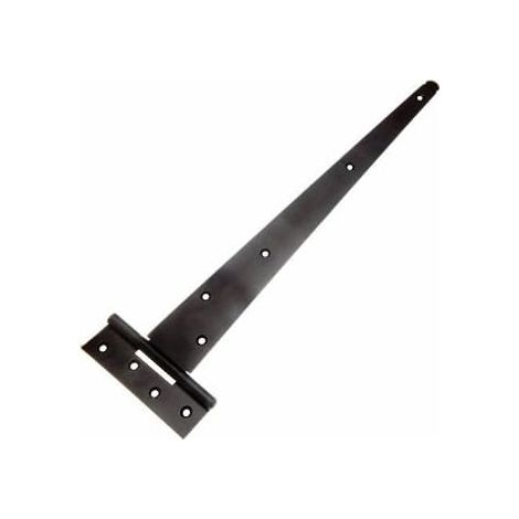 Lot de 2 paires de charnières en acier pour abri de jardin Noir 450 mm (1/2)