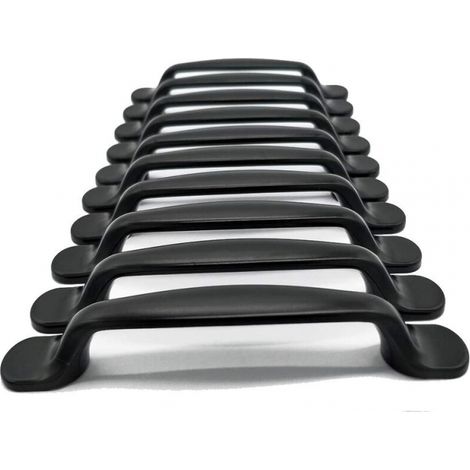 Türgriffe für Küchenschränke, Schränke, Schubladen, Schlafzimmermöbel, 96 mm Achsabstand, Aluminium, 20 Stück
