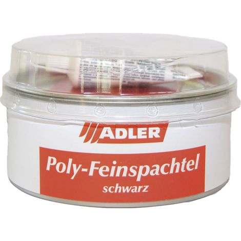 ADLER Poly-Feinspachtel schwarz 1kg (1/5)