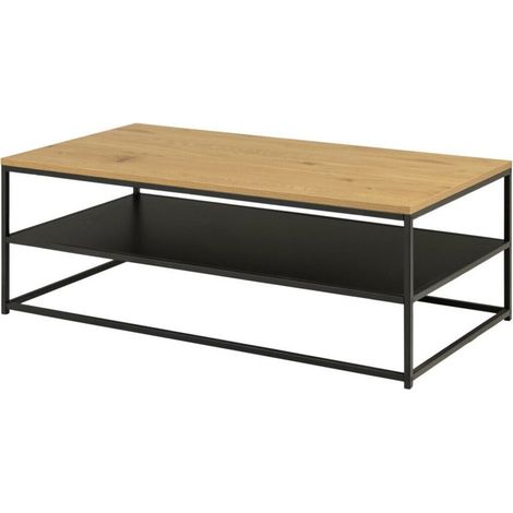Mesa de centro Norsica 585 , 42x60x120cm, Diámetro: 0, MDF, Angular (1/5)
