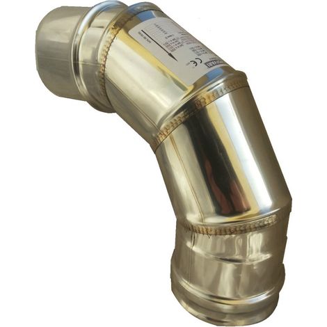 Curva inox 90° diametro 80 304l - zinco calabria (1/2)