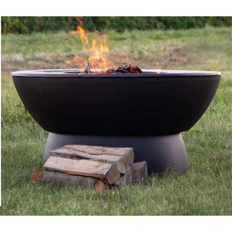 BRICOSOL FIRE PIT Baja DE HERGOM CUENCO EN HIERRRO FUNDIDO (1/4)