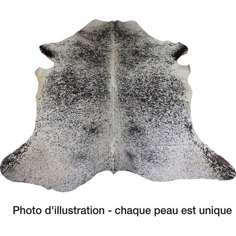 Peau de vache Fanwood en Cuir - Gris, Greige, crème (1/2)