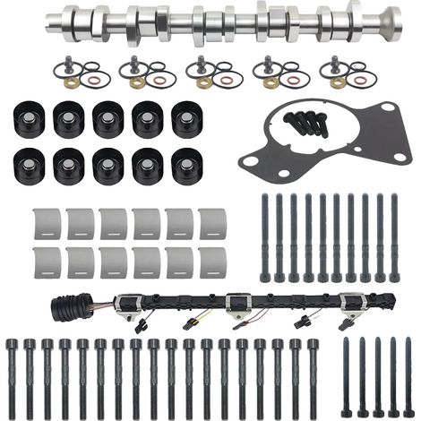 Kit di guarnizioni per cablaggio iniettore, gomma di alta qualità, taglio di precisione per una vestibilità perfetta, progettato per modelli selezionati, resistente agli agenti chimici, temperatura di (1/5)