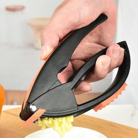 Hochwertiges 4-in-1-Knoblauchpress- und Zerkleinerungsset mit Gemüseschäler und Reinigungswerkzeug (1/5)