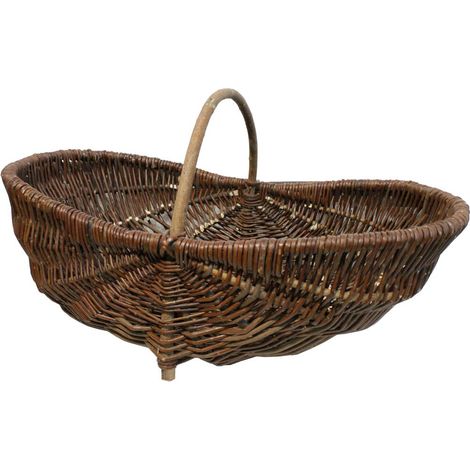 Weidenkorb klassisch oval 55 x 29 x 24 cm (1/4)