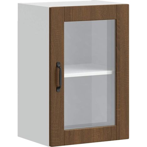 Maison Exclusive - Armario de pared para cocina puerta cristal Po