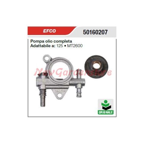 Bomba de aceite EFCO motosierra oleomac gs 260 125 MT2600 50160207 ORIGINAL