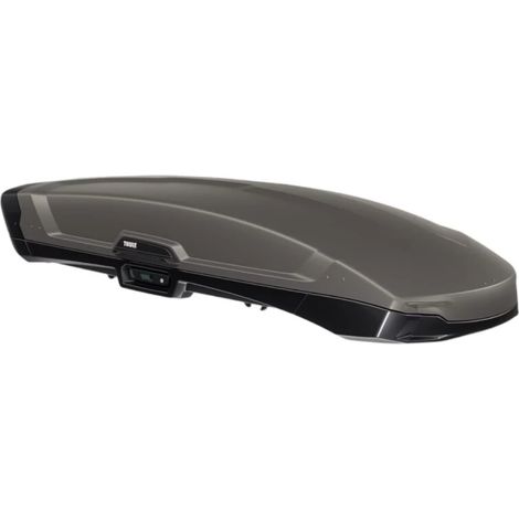 box baule da tetto per auto thule "vector l" grigio 430 lt