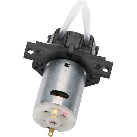 Pompe doseuse DIY avec tête de tuyau péristaltique pour analyse chimique en laboratoire d'aquarium (noir, 24 V, 2 x 4) (1/5)
