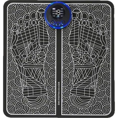 Appareil de massage des pieds EMS - Appareil de massage électrique des pieds pour la circulation sanguine Avec 8 modes et 19 fréquences réglables (1/2)