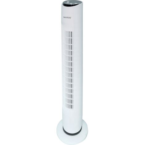 Ventilador Torre con Mando 79cm 45w 220-240v Blanco GARSACO (1/5)