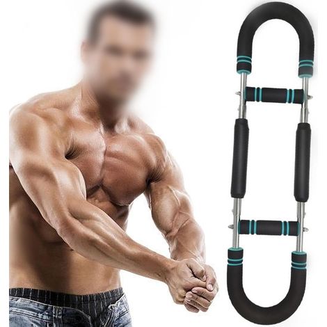 U-FöRmiger Shaker Twister Armtrainer, Tragbarer Verstellbare, Chest Workout Equipment, Formen Sie Den Perfekten KöRper FüR MäNner Muskeltraining Usw(Blue) (1/4)