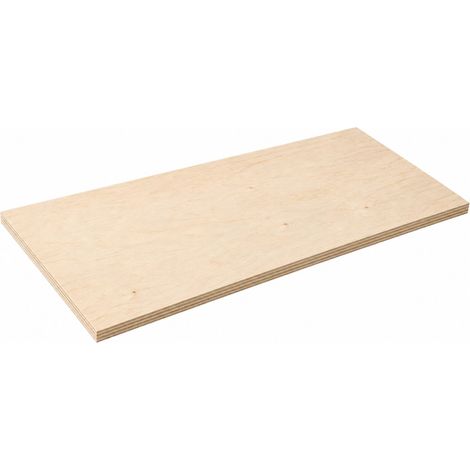 Sperrholzplatte Multiplex Birke 120 x 60 cm, 9 mm Bastelplatten