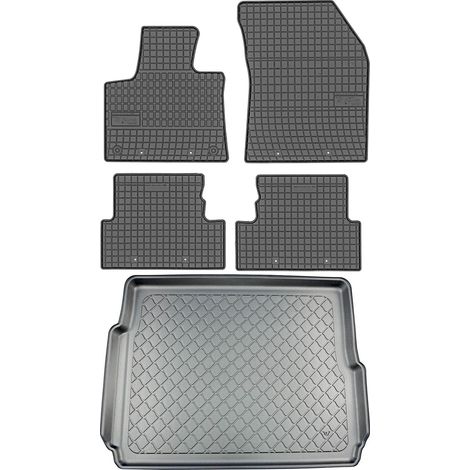 Peugeot 3008 II Hybrid / Hybrid 4 SUV desde septiembre de 2019. Juego de alfombrillas de goma para coche + alfombrilla para maletero. (1/5)