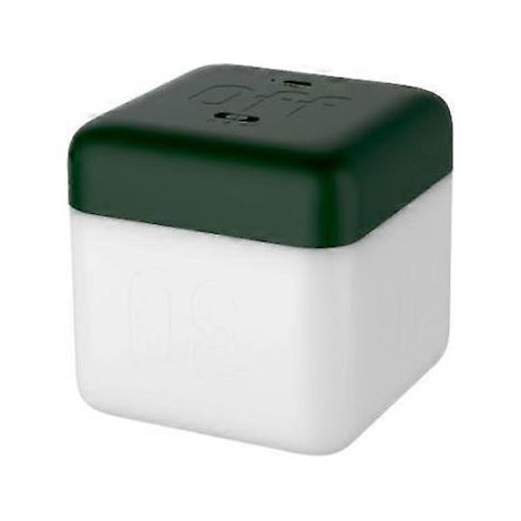 Lampe de table LED veilleuse petite lampe de table Rubik's Cube originale (vert foncé) (1/5)