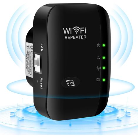 Repeater Wifi - 300 Mbit/s - Mode Répéteur et Point d'Accès - Compatible Routeurs et Appareils Sans Fil - 1 Pièce (1/5)