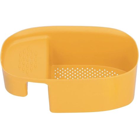 Égouttoir - Pour Fruits Et Légumes - 28 X 18 X 10 Cm - Jaune - 1 Pièce (1/5)