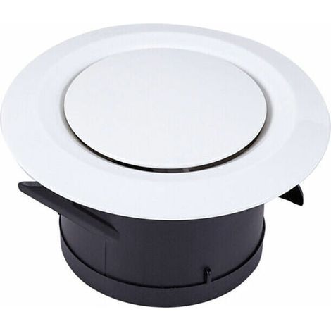 Grille de ventilation réglable Ø100 – 3 mâchoires articulées – Installation facile sans outil – Pour évacuation salle de bain et cuisine (1/5)