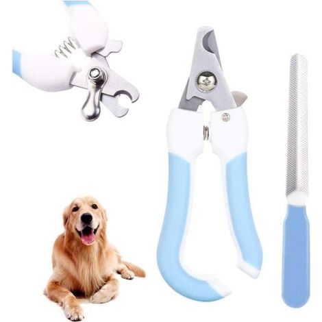 Pet Nail Clippers Professional Nail Clippers with Nail File for Small, Medium and Large Dogs, Cats, Birds, Rodents and Any Size Claw (1/5)