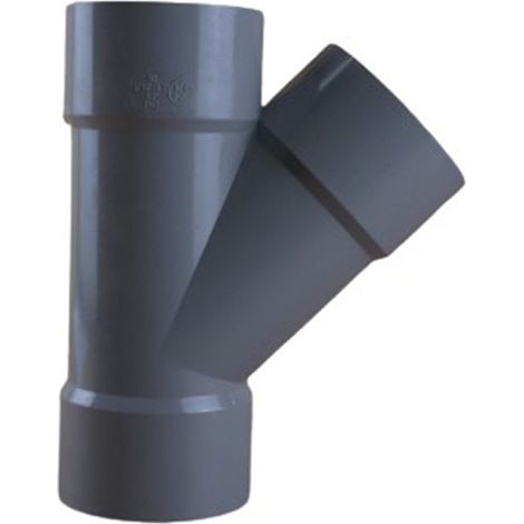 Culotte PVC 45° Femelle Femelle Ø80 - First Plast (1/5)
